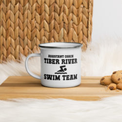 Tiber River Swim Team 2022 Assistant Coach Enamel Mug